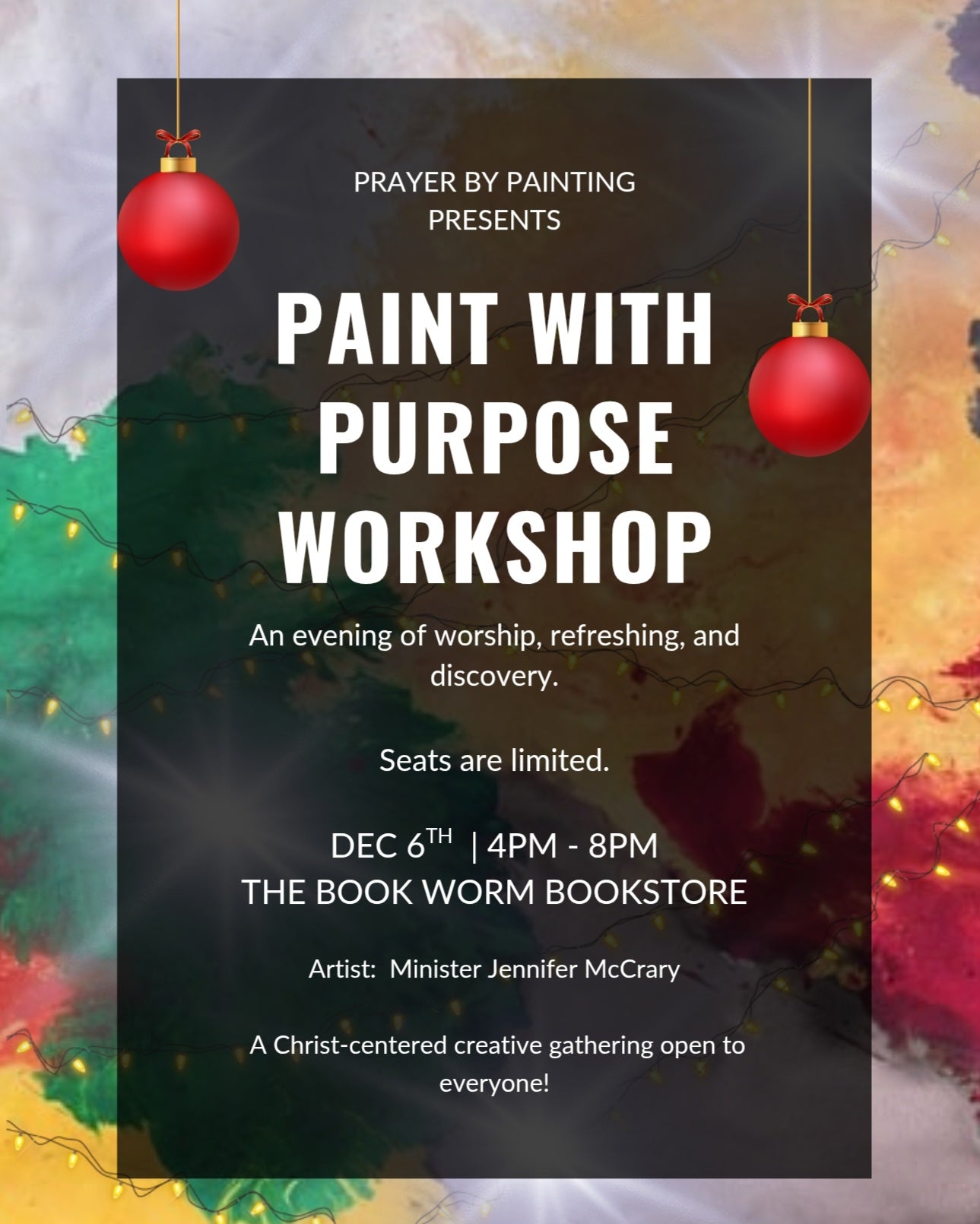 Prayer By Painting Workshop